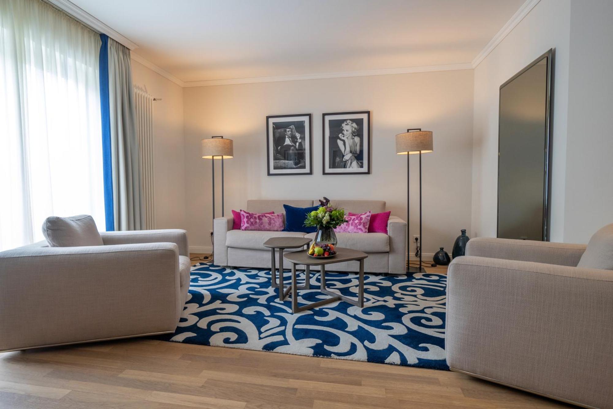 Vila Vita Rosenpark Marburg Экстерьер фото A living room at the Hotel